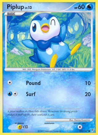 Image of Piplup (121/147) [Platinum: Supreme Victors]