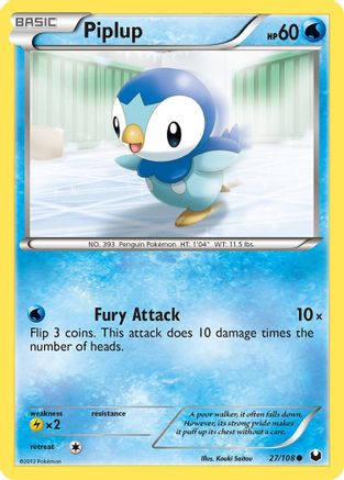 Image of Piplup (27/108) [Black & White: Dark Explorers]