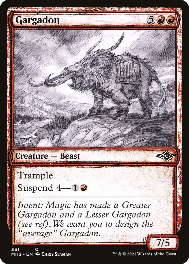 Image of Gargadon (Sketch) [Modern Horizons 2]