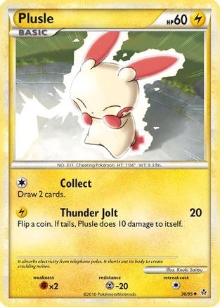Image of Plusle (36/95) [HeartGold & SoulSilver: Unleashed]