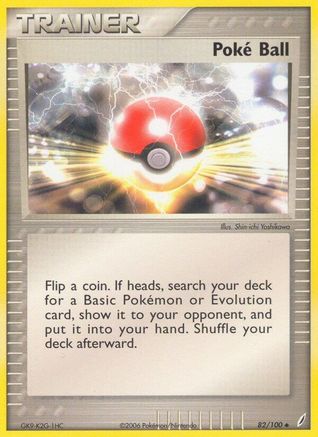 Image of Poke Ball (82/100) (Stamped) [EX: Crystal Guardians]