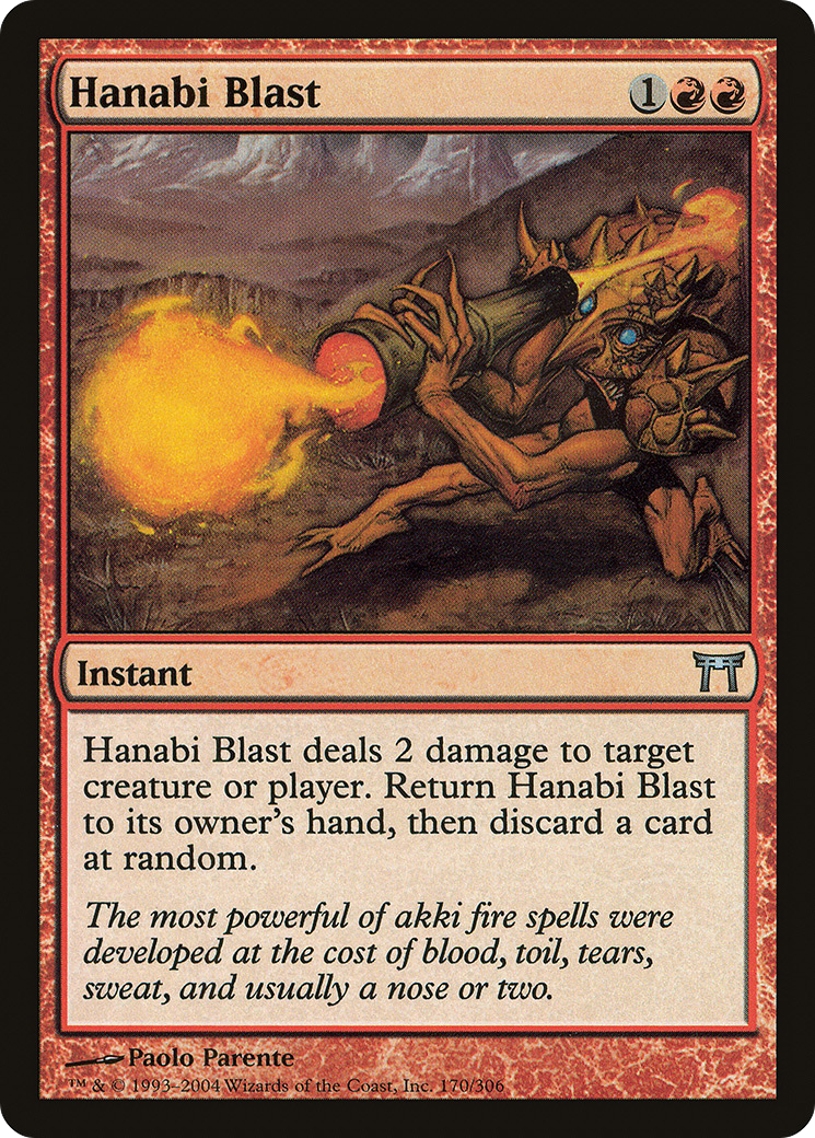 Image of Hanabi Blast [Champions of Kamigawa]