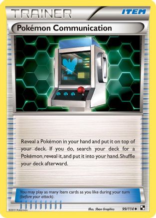 Image of Pokemon Communication (99/114) [Black & White: Base Set]