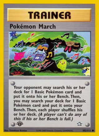 Image of Pokemon March (102/111) [Neo Genesis 1st Edition]