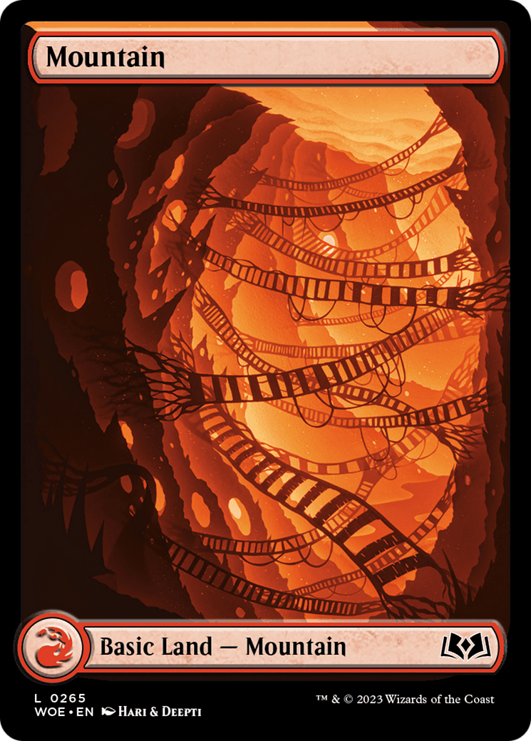 Image of Mountain (265) (Full-Art) [Wilds of Eldraine]