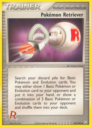 Image of Pokemon Retriever (84/109) (Stamped) [EX: Team Rocket Returns]