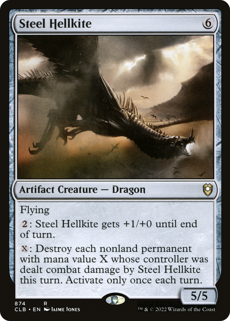 Image of Steel Hellkite [Commander Legends: Battle for Baldur's Gate]