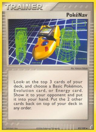 Image of PokeNav (83/100) (Stamped) [EX: Crystal Guardians]