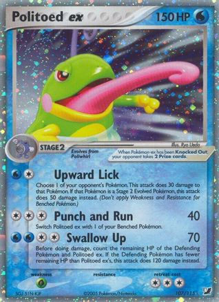 Image of Politoed ex (107/115) [EX: Unseen Forces]