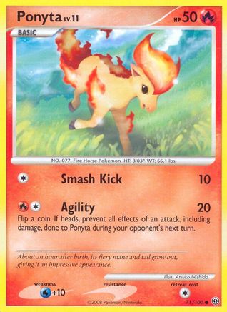 Image of Ponyta (71/100) [Diamond & Pearl: Stormfront]