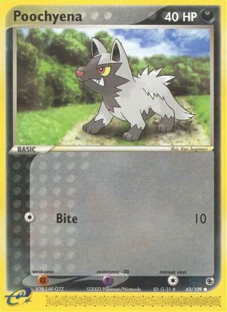 Image of Poochyena (63/109) [EX: Ruby & Sapphire]