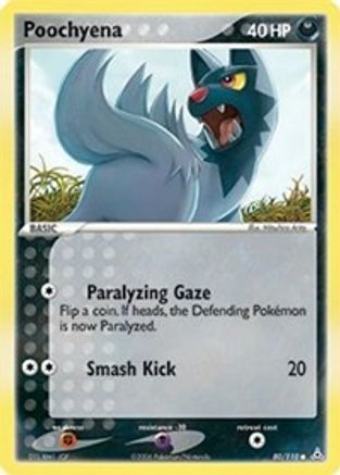 Image of Poochyena (80/110) (Stamped) [EX: Holon Phantoms]