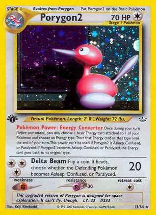 Image of Porygon2 (12/64) [Neo Revelation 1st Edition]