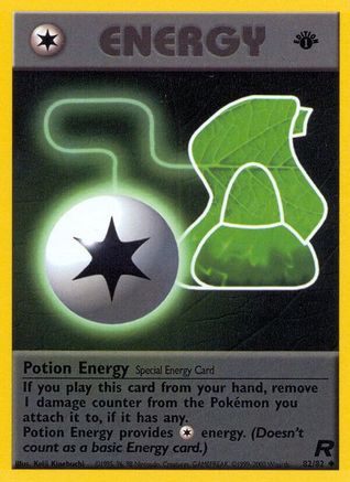 Image of Potion Energy (82/82) [Team Rocket 1st Edition]