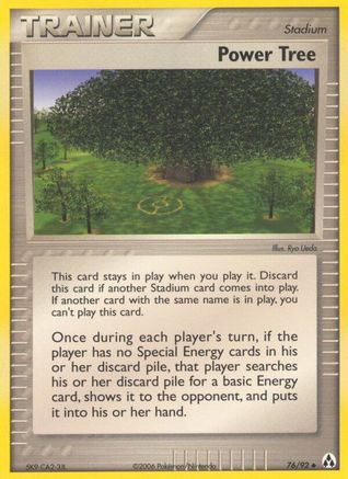 Image of Power Tree (76/92) (Stamped) [EX: Legend Maker]