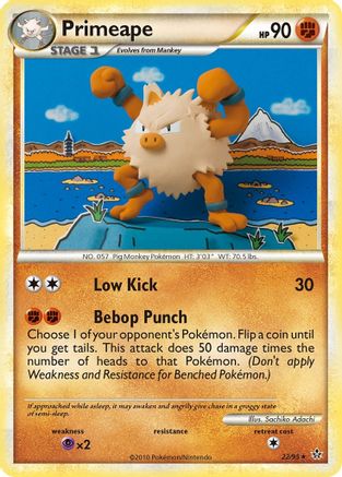 Image of Primeape (22/95) [HeartGold & SoulSilver: Unleashed]