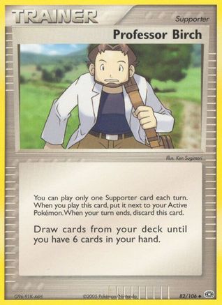 Image of Professor Birch (82/106) (Stamped) [EX: Emerald]