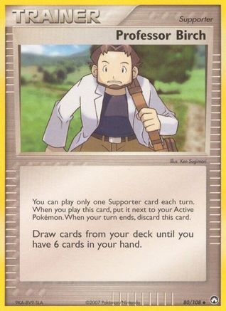 Image of Professor Birch (80/108) (Stamped) [EX: Power Keepers]