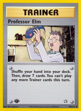 Image of Professor Elm (96/111) [Neo Genesis 1st Edition]