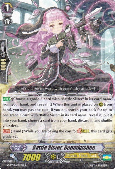 Image of Battle Sister, Baumkuchen (G-BT12/029EN) [Dragon King's Awakening]