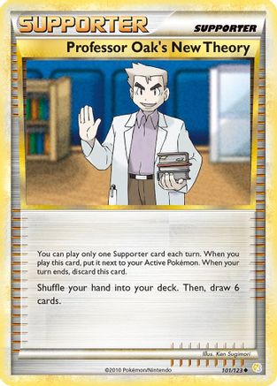 Image of Professor Oak's New Theory (101/123) [HeartGold & SoulSilver: Base Set]