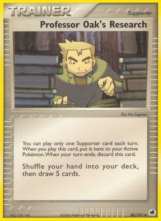 Image of Professor Oak's Research (80/101) (Stamped) [EX: Dragon Frontiers]