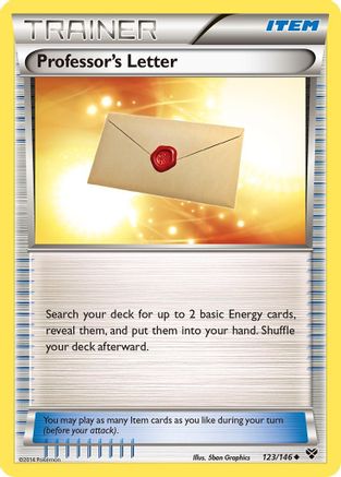 Image of Professor's Letter (123/146) [XY: Base Set]