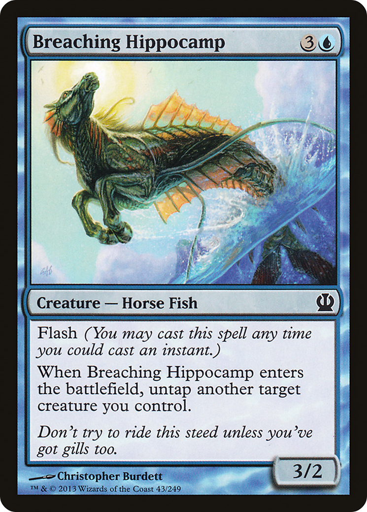 Image of Breaching Hippocamp [Theros]