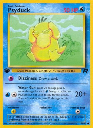 Image of Psyduck (65/82) [Team Rocket 1st Edition]