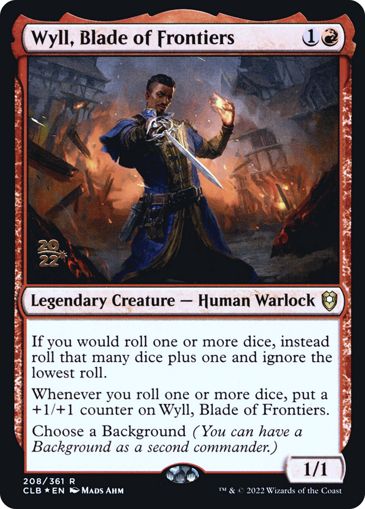 Image of Wyll, Blade of Frontiers [Commander Legends: Battle for Baldur's Gate Prerelease Promos]