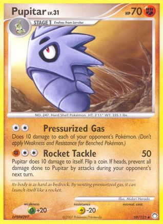 Image of Pupitar (59/123) [Diamond & Pearl: Mysterious Treasures]