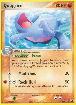 Image of Quagsire (44/115) (Stamped) [EX: Unseen Forces]
