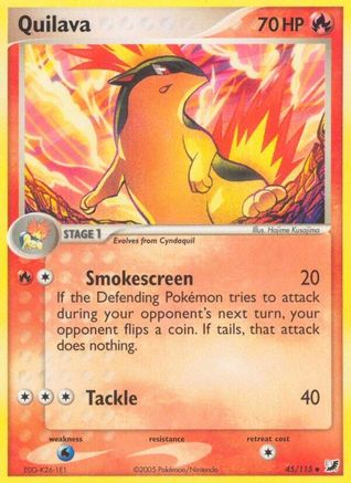 Image of Quilava (45/115) (Stamped) [EX: Unseen Forces]
