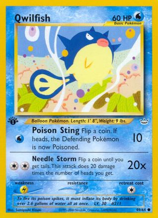 Image of Qwilfish (49/64) [Neo Revelation 1st Edition]