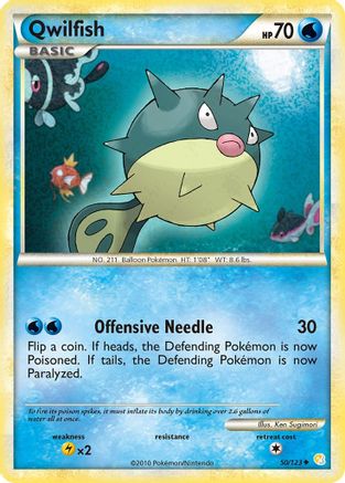 Image of Qwilfish (50/123) [HeartGold & SoulSilver: Base Set]