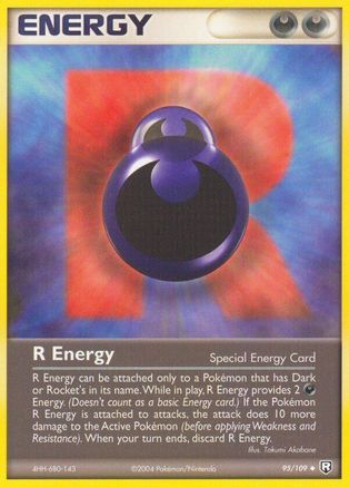 Image of R Energy (95/109) (Stamped) [EX: Team Rocket Returns]