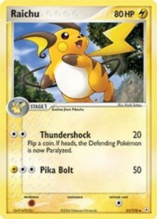 Image of Raichu (51/110) [EX: Holon Phantoms]