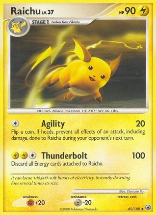 Image of Raichu (45/100) [Diamond & Pearl: Majestic Dawn]