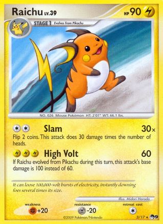 Image of Raichu (3/17) [POP Series 9]