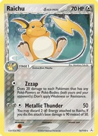 Image of Raichu (15/110) (Delta Species) (Stamped) [EX: Holon Phantoms]
