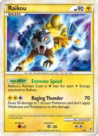 Image of Raikou (SL9) [HeartGold & SoulSilver: Call of Legends]