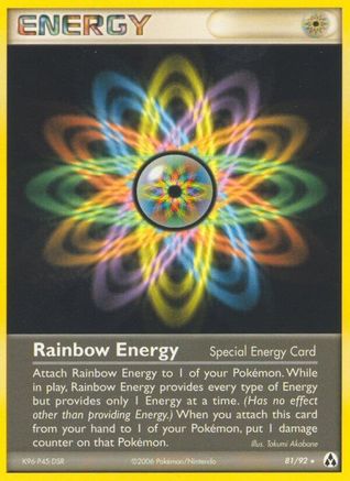 Image of Rainbow Energy (81/92) (Stamped) [EX: Legend Maker]