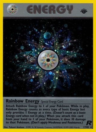 Image of Rainbow Energy (17/82) [Team Rocket 1st Edition]