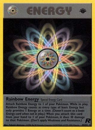 Image of Rainbow Energy (80/82) [Team Rocket 1st Edition]