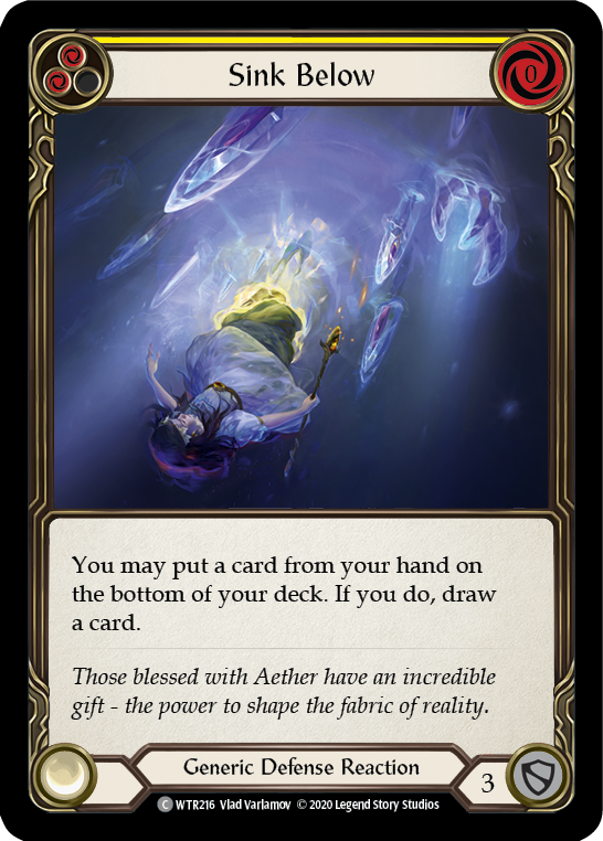 Image of Sink Below (Yellow) [U-WTR216] (Welcome to Rathe Unlimited)  Unlimited Normal