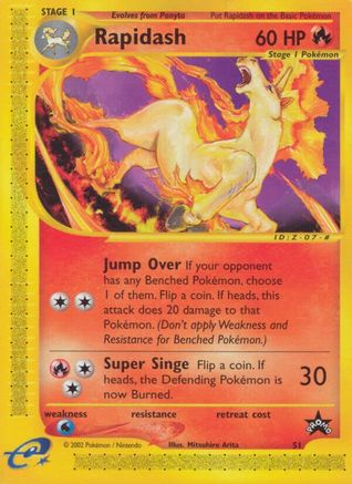 Image of Rapidash (51) [Wizards of the Coast: Black Star Promos]