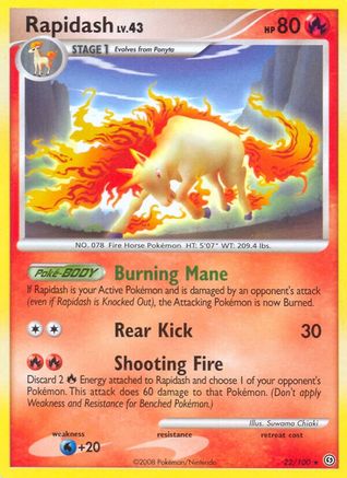 Image of Rapidash (22/100) [Diamond & Pearl: Stormfront]