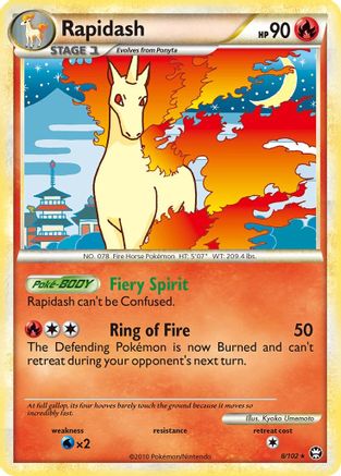 Image of Rapidash (8/102) [HeartGold & SoulSilver: Triumphant]