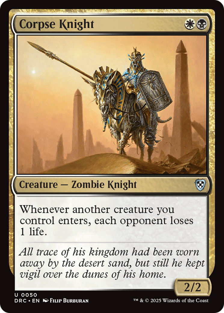 Image of Corpse Knight [Aetherdrift Commander]
