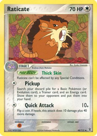 Image of Raticate (48/112) [EX: FireRed & LeafGreen]